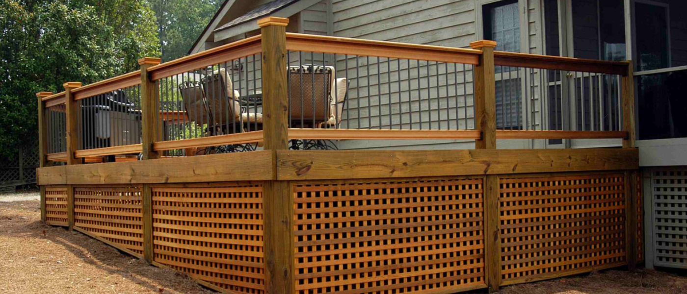 Vista Traditional Deck Railing Kit Pressure Treated Round Straight within sizing 1400 X 600