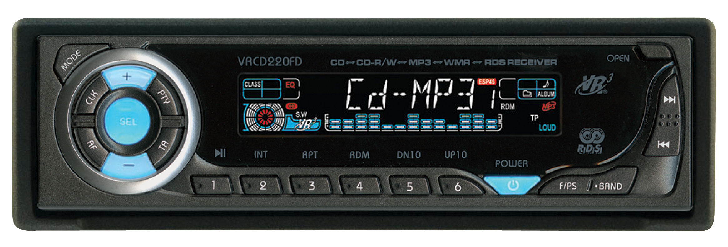 Vr3 Cd Player Mp3 Wma Rds Car Stereo Receiver 220fd Sewelldirect with regard to proportions 2331 X 792