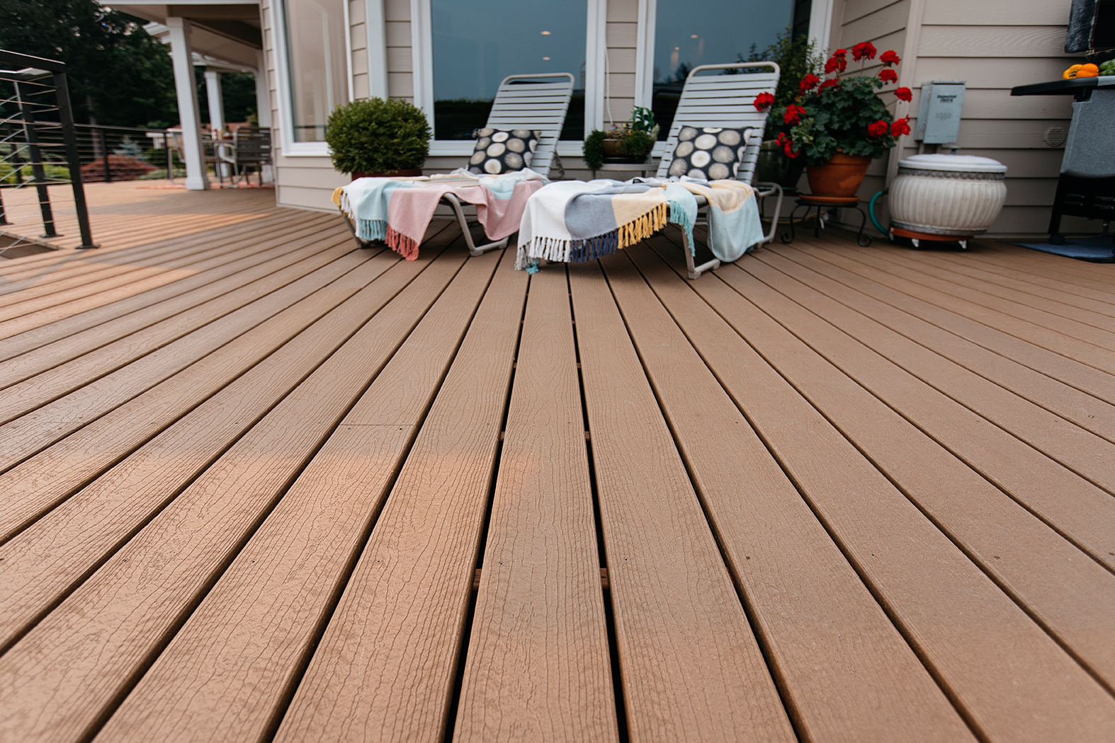 Weathered Wood Tamko Envision Decking pertaining to measurements 1574 X 1050