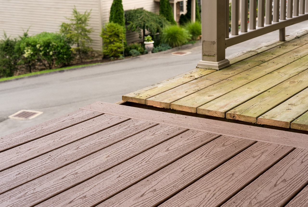 Which Is The Best Decking Material Treated Wood Vs Composite Nebs within size 1280 X 859