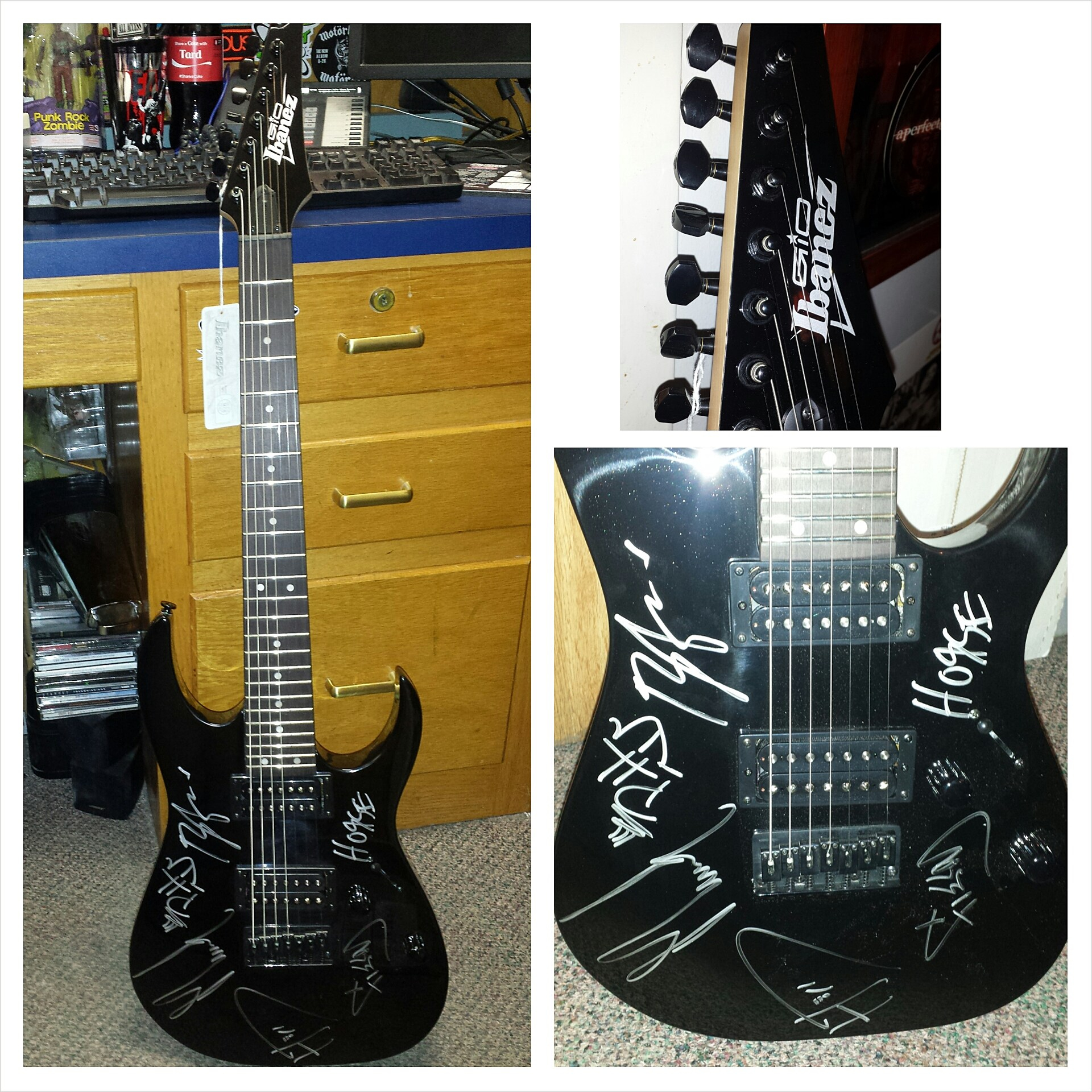 Win This Guitar Signed Korn At The Deck The Hall Ball intended for proportions 1920 X 1920