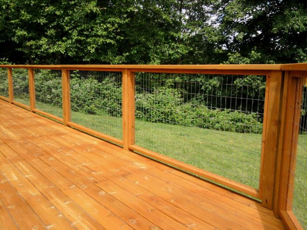 Wire Mesh Deck Railing Designs Furniture Ideas throughout sizing 1024 X 768