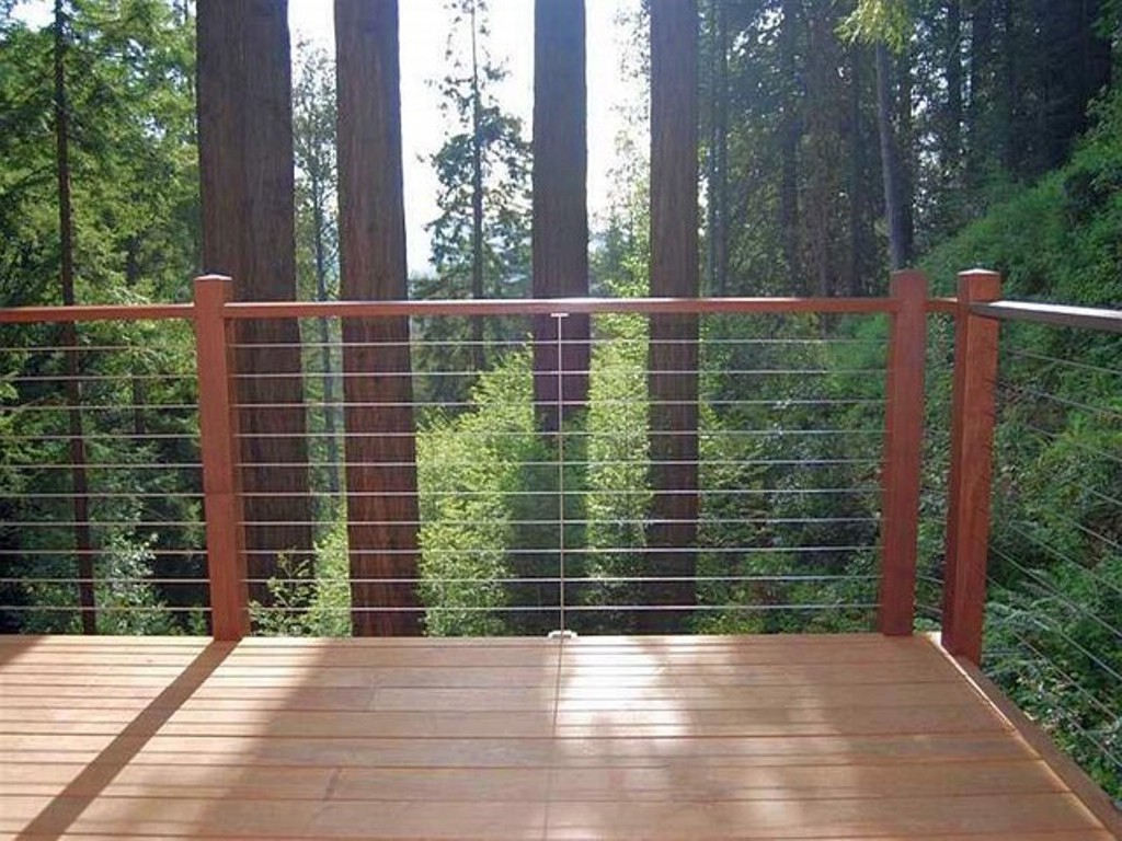 Wire Mesh Deck Railing Panels Idea Furniture Ideas Wire Mesh for proportions 1024 X 768