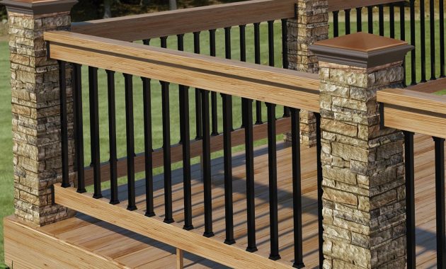 Wood And Metal Railings For Decks Railings Wood Deck Railing inside dimensions 1456 X 1189