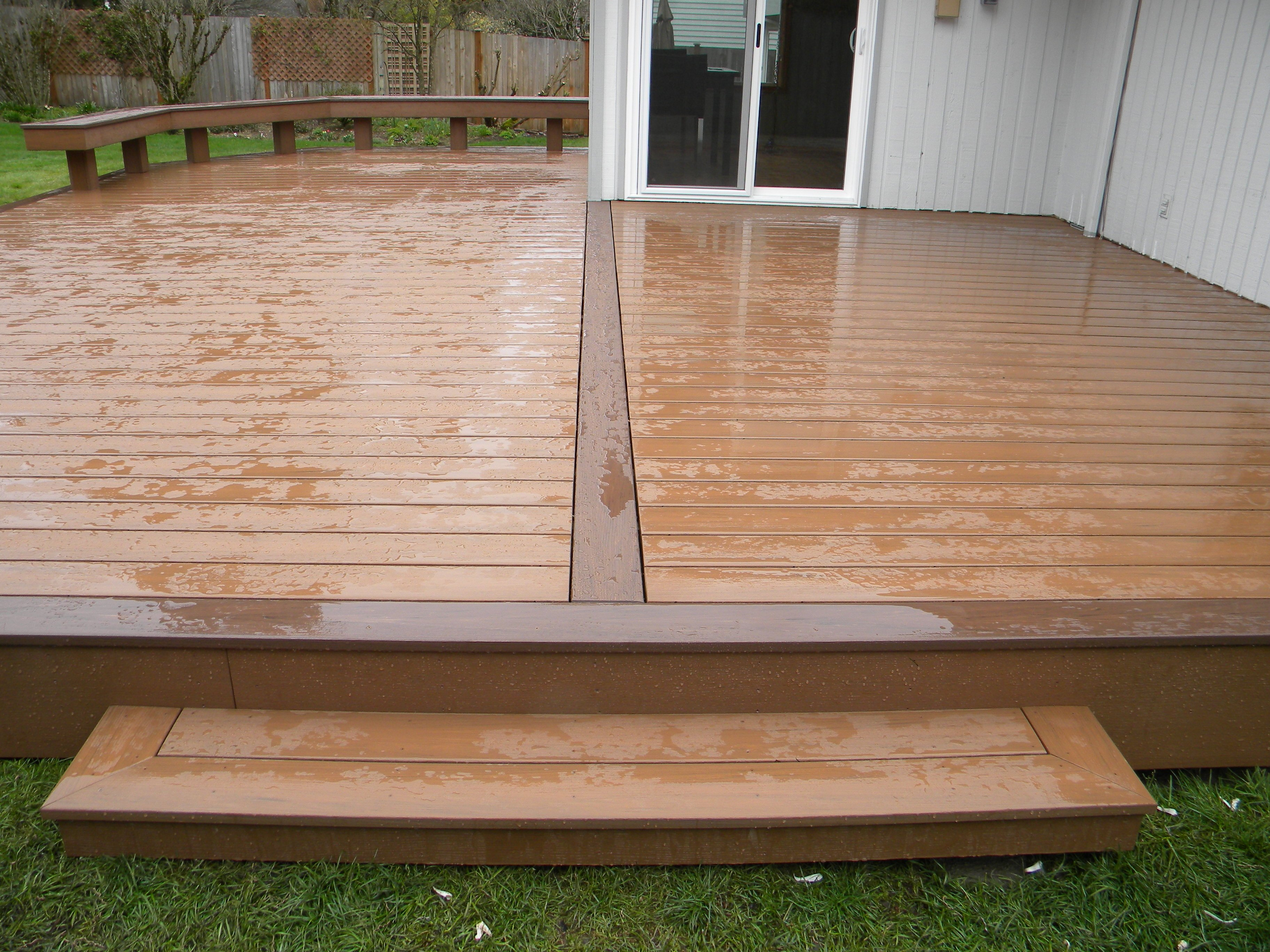 Wood Or Composite Deck Better Decking Deck Porch Railings intended for proportions 3648 X 2736