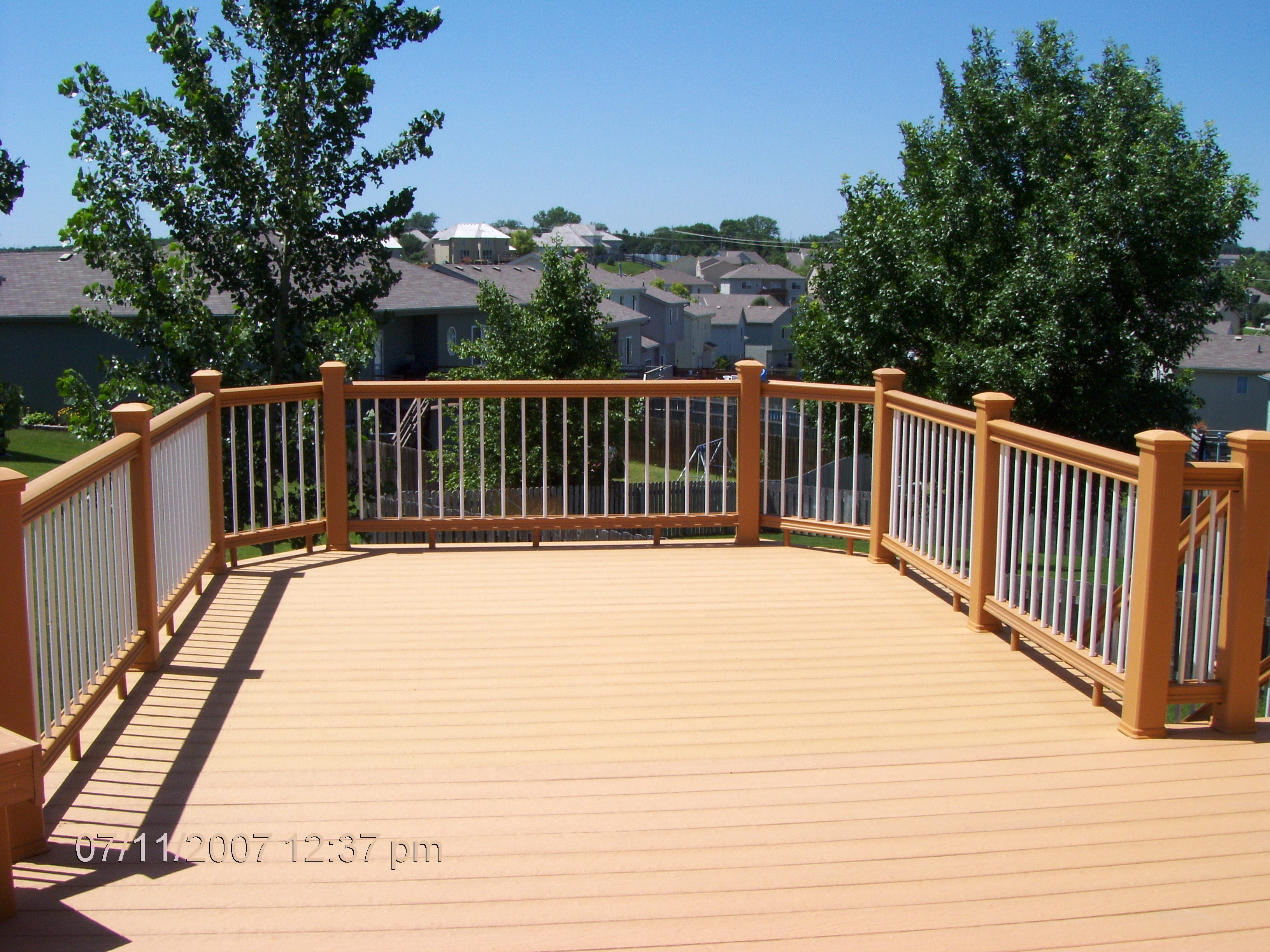 Wood Or Composite Deck Vs Decking Reviews With Boards Over Plus throughout proportions 3264 X 2448