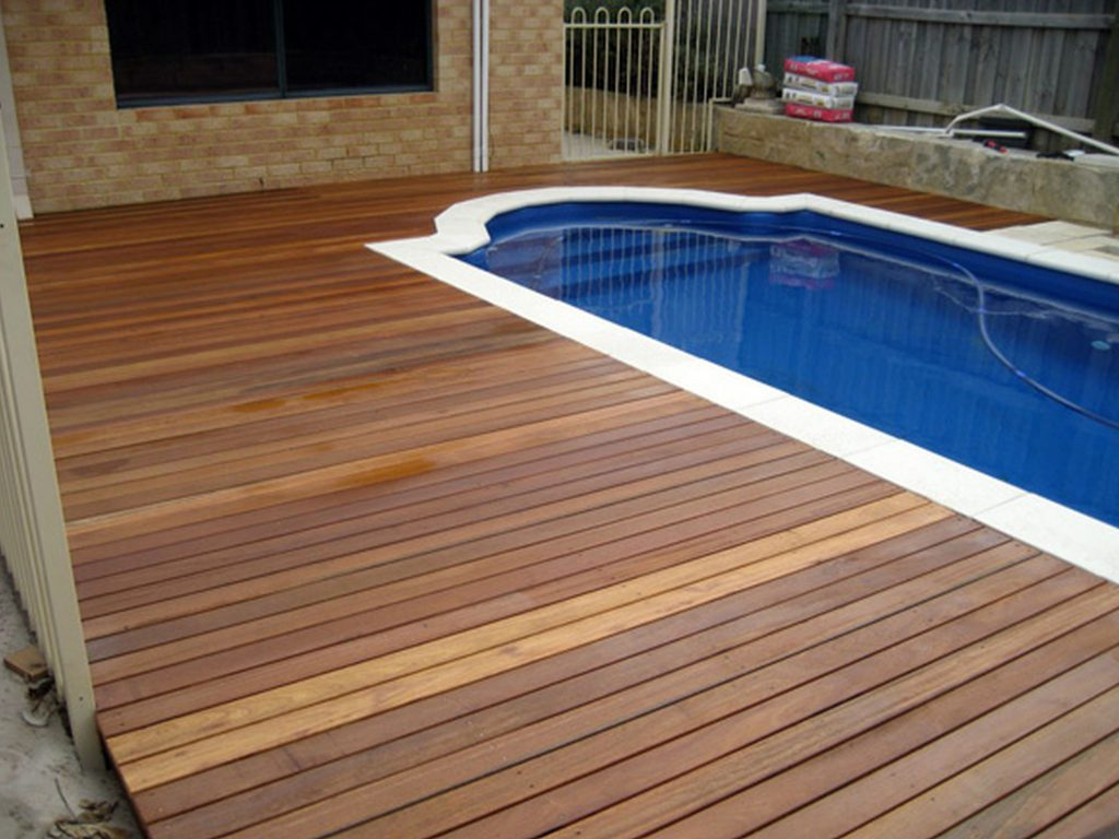 Wood Pool Deck And Decks Above Ground With Around Ideas Plus Prices regarding proportions 1024 X 768