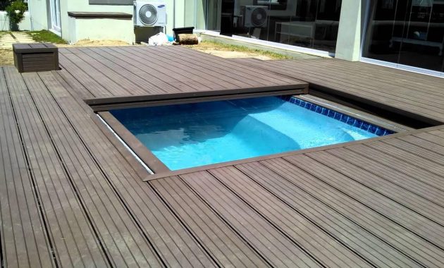 Wooden Deck Around Inground Pool Backyard Ideas In 2019 Dipping pertaining to dimensions 1280 X 720