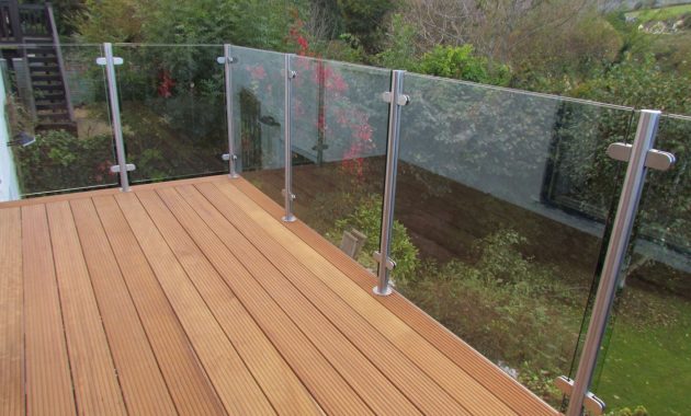 Wooden Deck With Glass Balustrade Deck Railing Glass Balcony within proportions 2048 X 1536