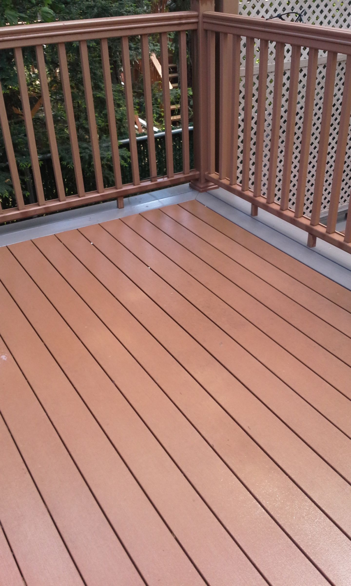 Wooden Or Composite Decking Deck Boards Over Wood Vs Trex Plastic throughout measurements 1440 X 2400