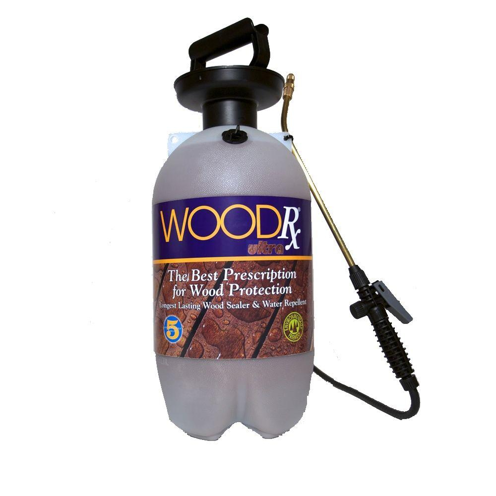Woodrx 2 Gal Ultra Sienna Transparent Wood Stainsealer With Pump throughout proportions 1000 X 1000