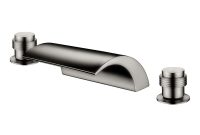 Yosemite Home Decor 2 Handle Deck Mount Waterfall Roman Tub Faucet throughout sizing 1000 X 1000