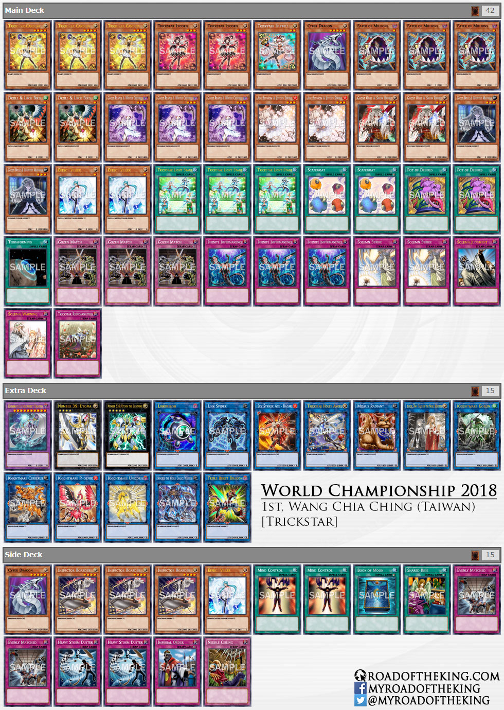 Yu Gi Oh World Championship 2018 Decks Road Of The King within proportions 980 X 1380