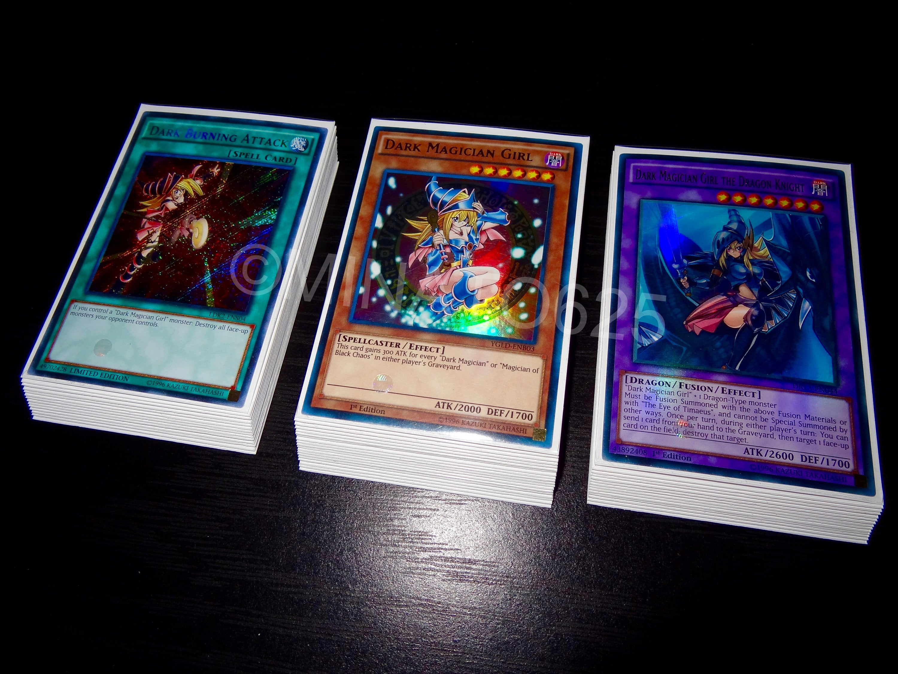 Yugioh Custom Designed Dark Magician Girl Deck Etsy in proportions 3000 X 2250