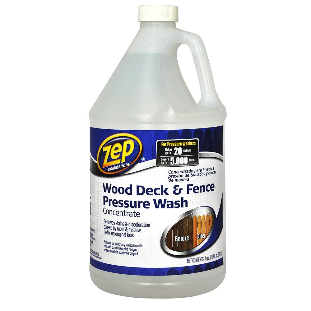 Zep Wood Deck Fence Pressure Wash Concentrate 1 Gal Viceroy intended for measurements 1000 X 1000