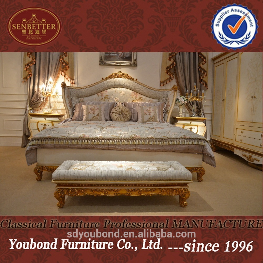 0067 European Elegant Bedroom Furniture Set Luxurious Golden King Size Bedroom Set View European Bedroom Furniture Set Senbetter Product Details pertaining to sizing 1000 X 1000