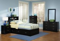 115 Kith Jacob Twin Black Storage Bedroom Set within proportions 2050 X 1614