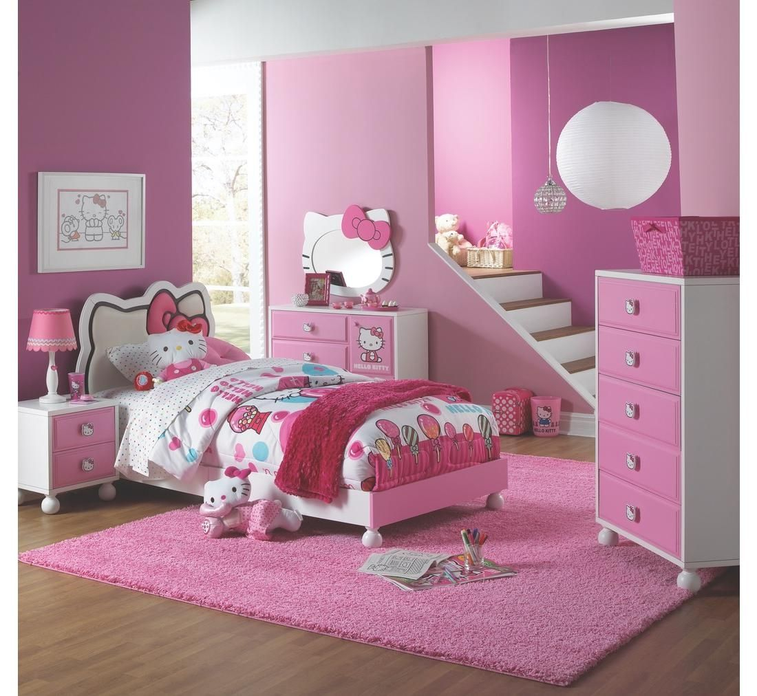 21 Dreamful Hello Kitty Bedroom Ideas For Girls Bedrooms Hello for proportions 1100 X 1012