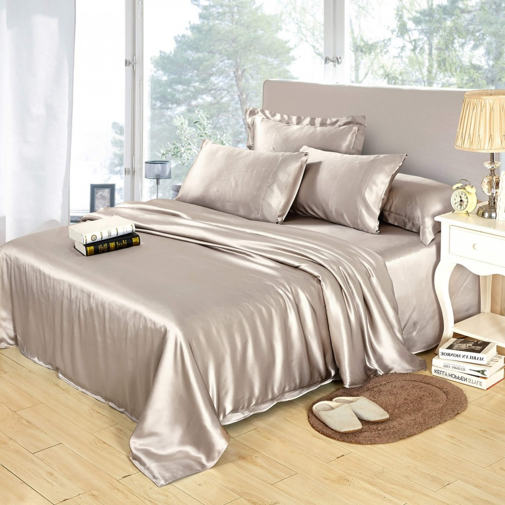 25 Momme Seamless Luxury Bedding Sets throughout measurements 1000 X 1000