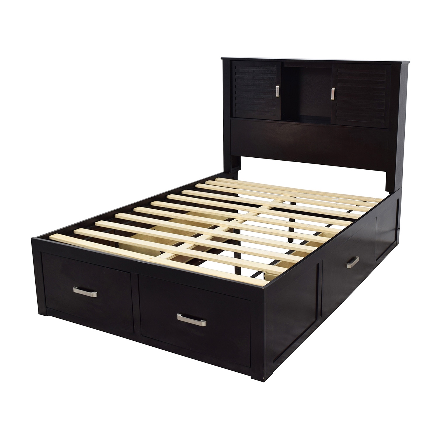 35 Off Bobs Discount Furniture Bobs Furniture Dalton Espresso Storage Full Bed Beds intended for sizing 1500 X 1500