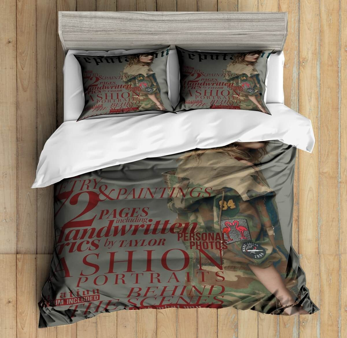 3d Custom Taylor Swift Bedding Set Duvet Cover Set Bedroom Set pertaining to proportions 1200 X 1171