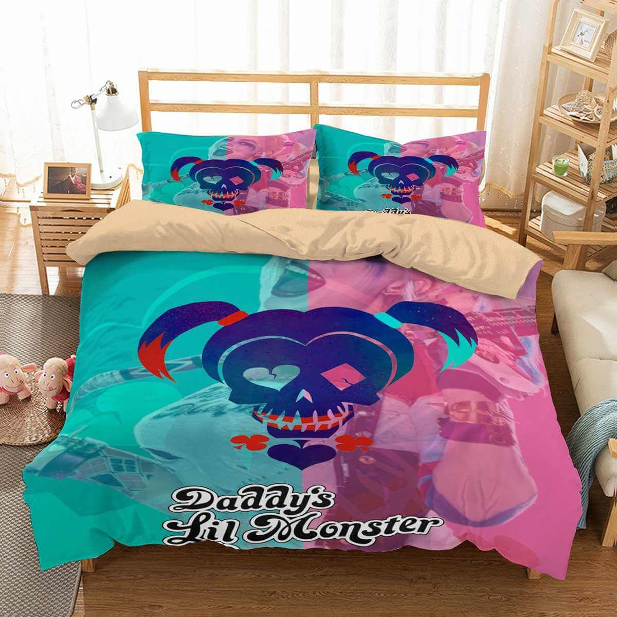 3d Customize Harley Quinn Bedding Set Duvet Cover Set Bedroom Set within size 1200 X 1200