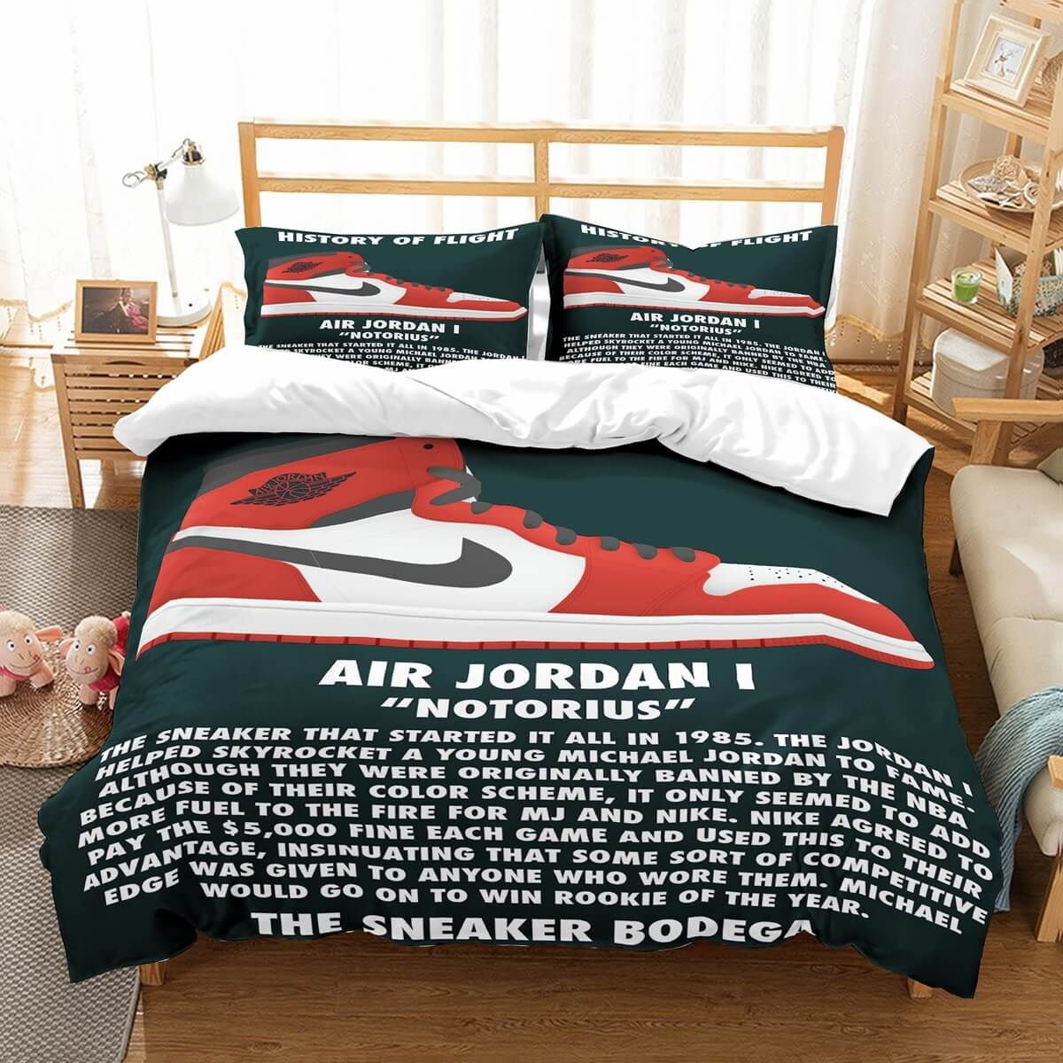 3d Customize Jordan Shoes Bedding Set Duvet Cover Set Bedroom Set intended for measurements 1200 X 1200