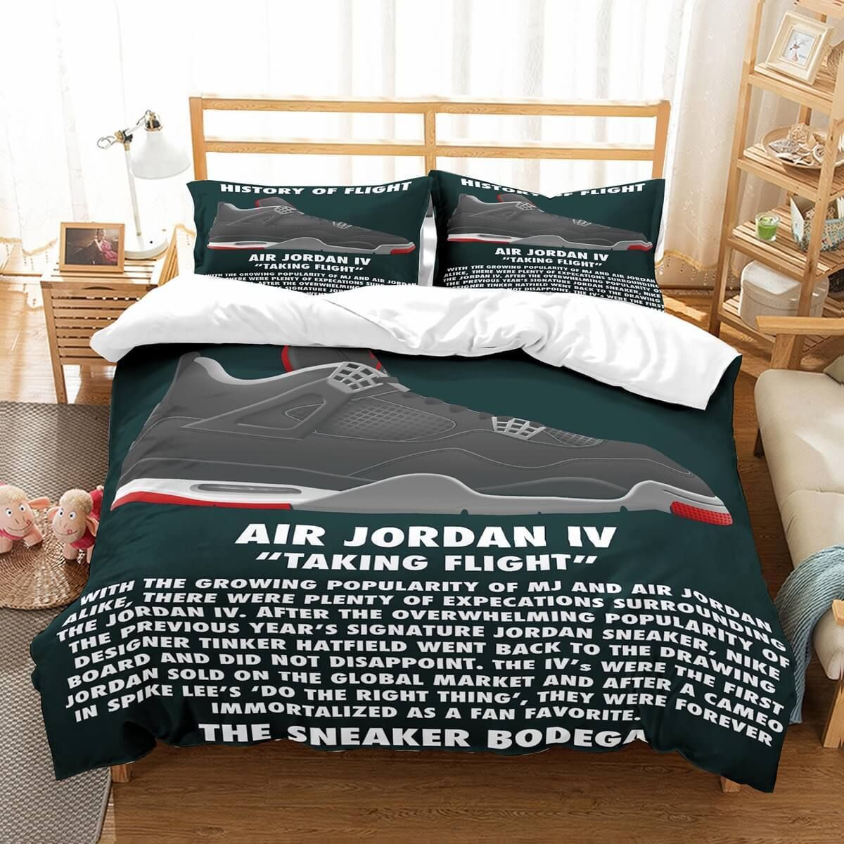 3d Customize Jordan Shoes Bedding Set Duvet Cover Set Bedroom Set pertaining to proportions 1200 X 1200