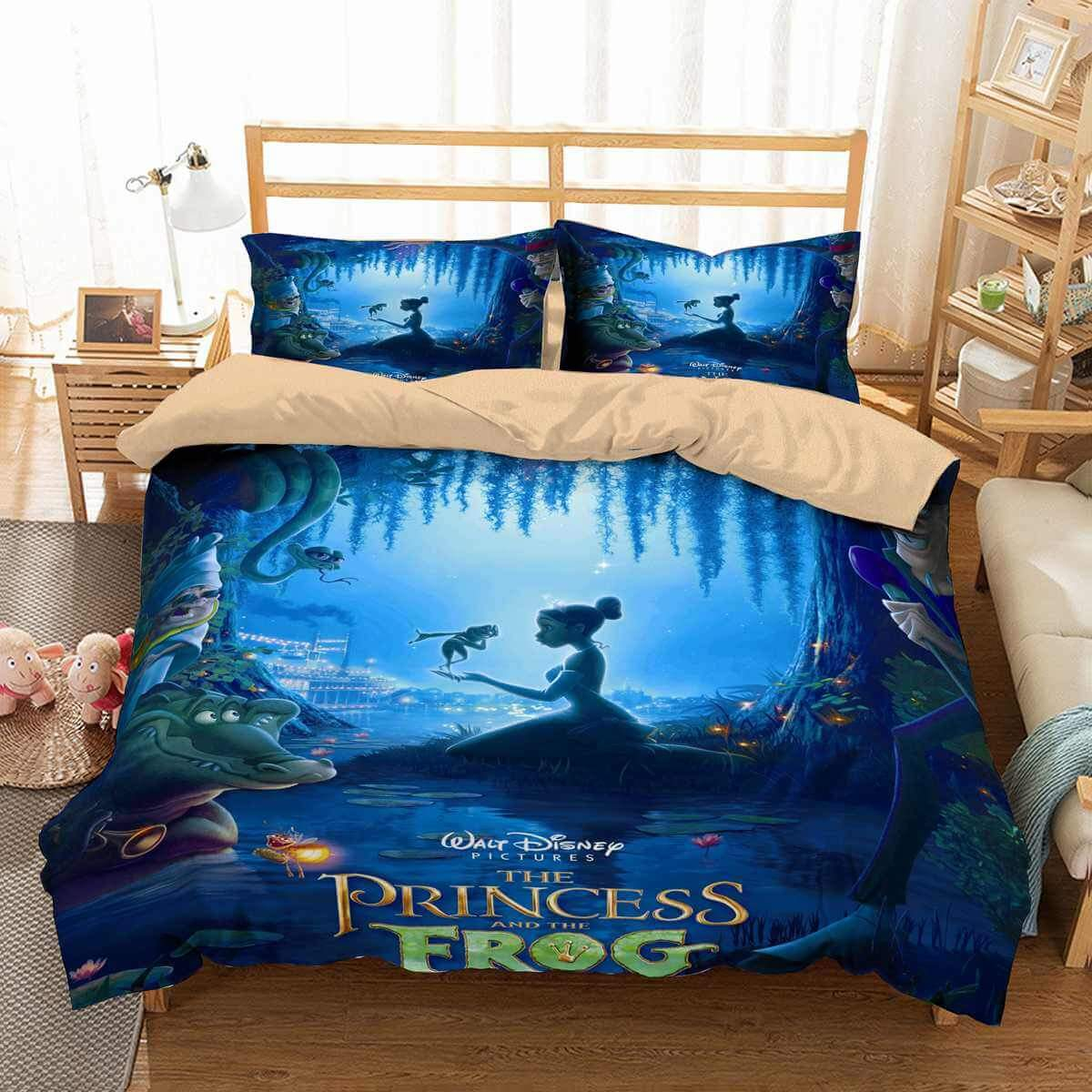 3d Customize The Princess And The Frog Bedding Set Duvet Cover Set within size 1200 X 1200