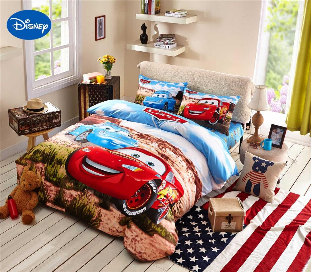 3d Mcqueen Cars Bedding Set Queen Size Cotton Bed Sheet Comforter Duvet Cover For Kids Boys Bedroom Decor 4 5 Pieces Full Blue in sizing 1000 X 875