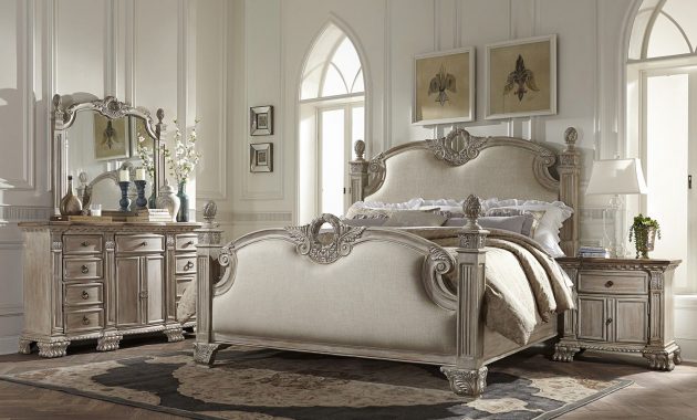 4 Pc Orleans White Wash Bedroom Set Homelegance In 2019 Home with proportions 1500 X 1159