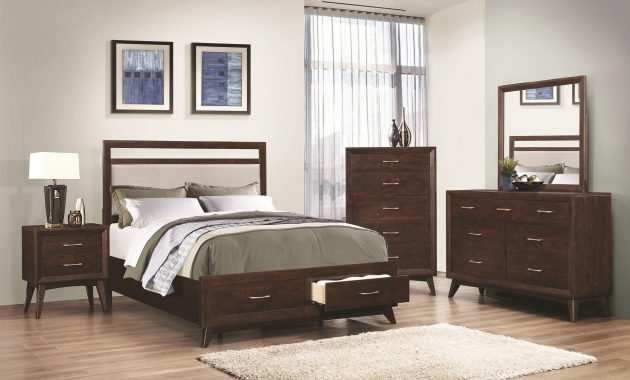 4 Piece Bedroom Set With Storage Bed Dovetail Drawers Furniture with measurements 3200 X 3200