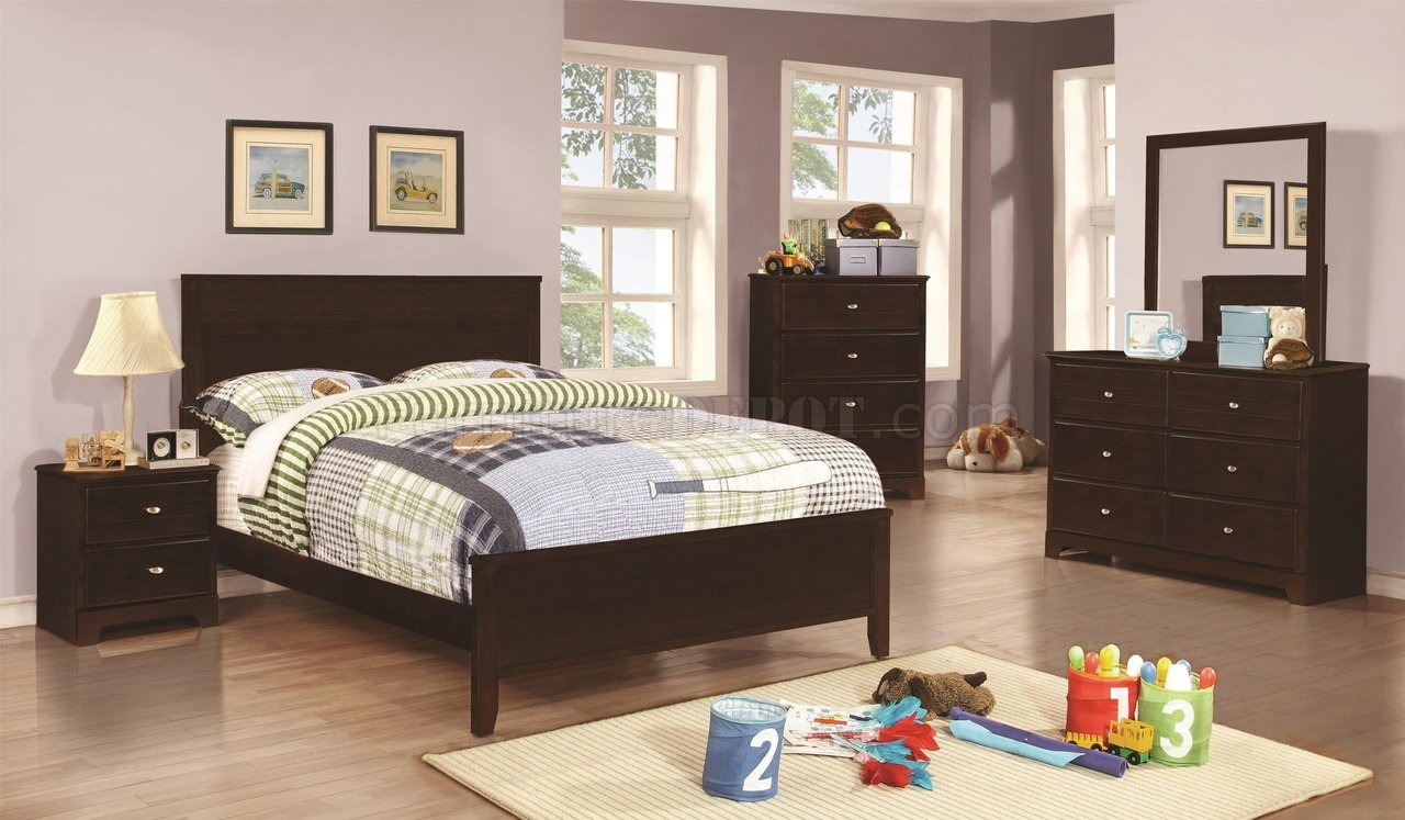 400771 Ashton Kids Bedroom 4pc Set In Cappuccino Coaster with sizing 1280 X 747