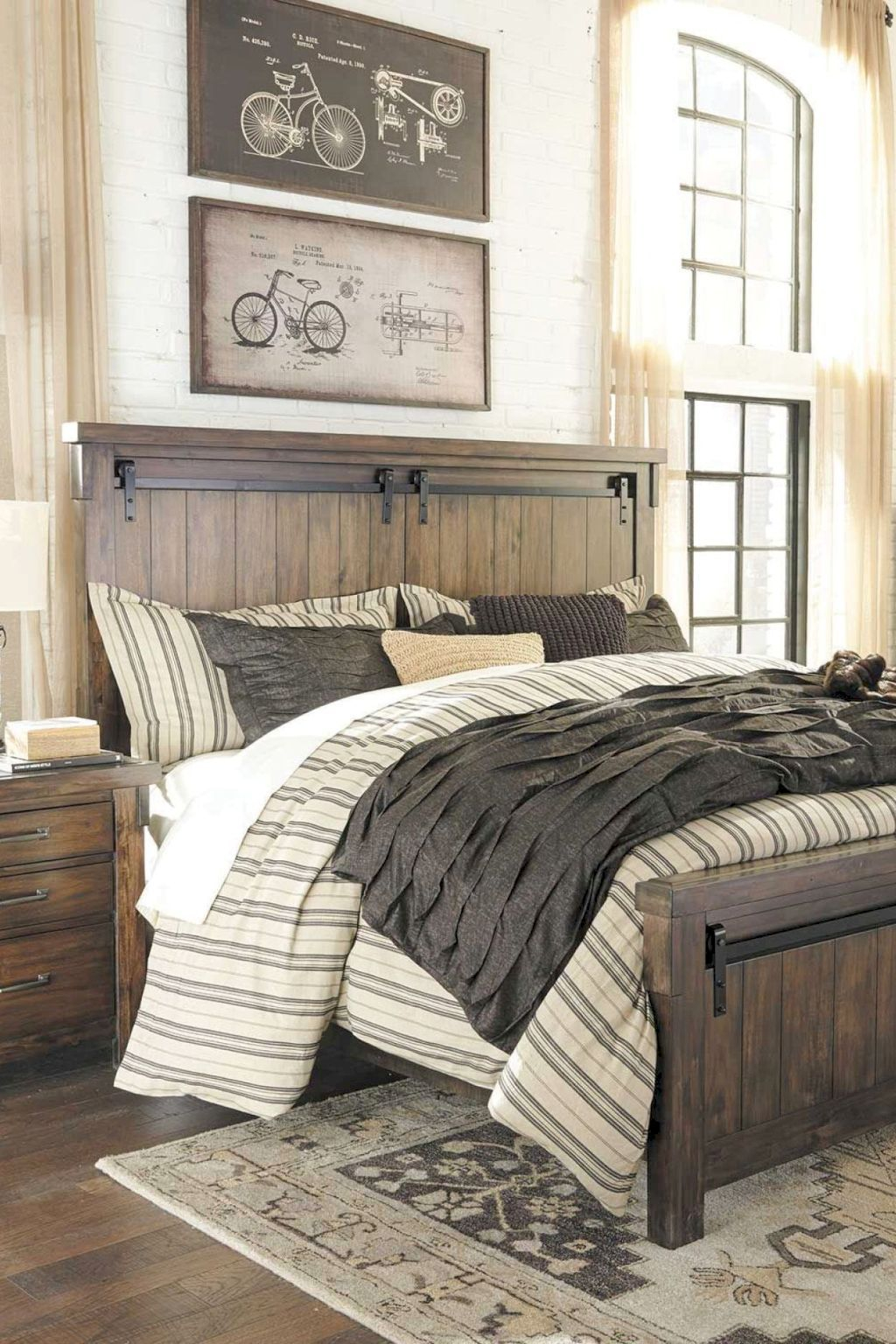 45 Most Popular Rustic Farmhouse Bedroom Design And Decorating Ideas for sizing 1024 X 1536