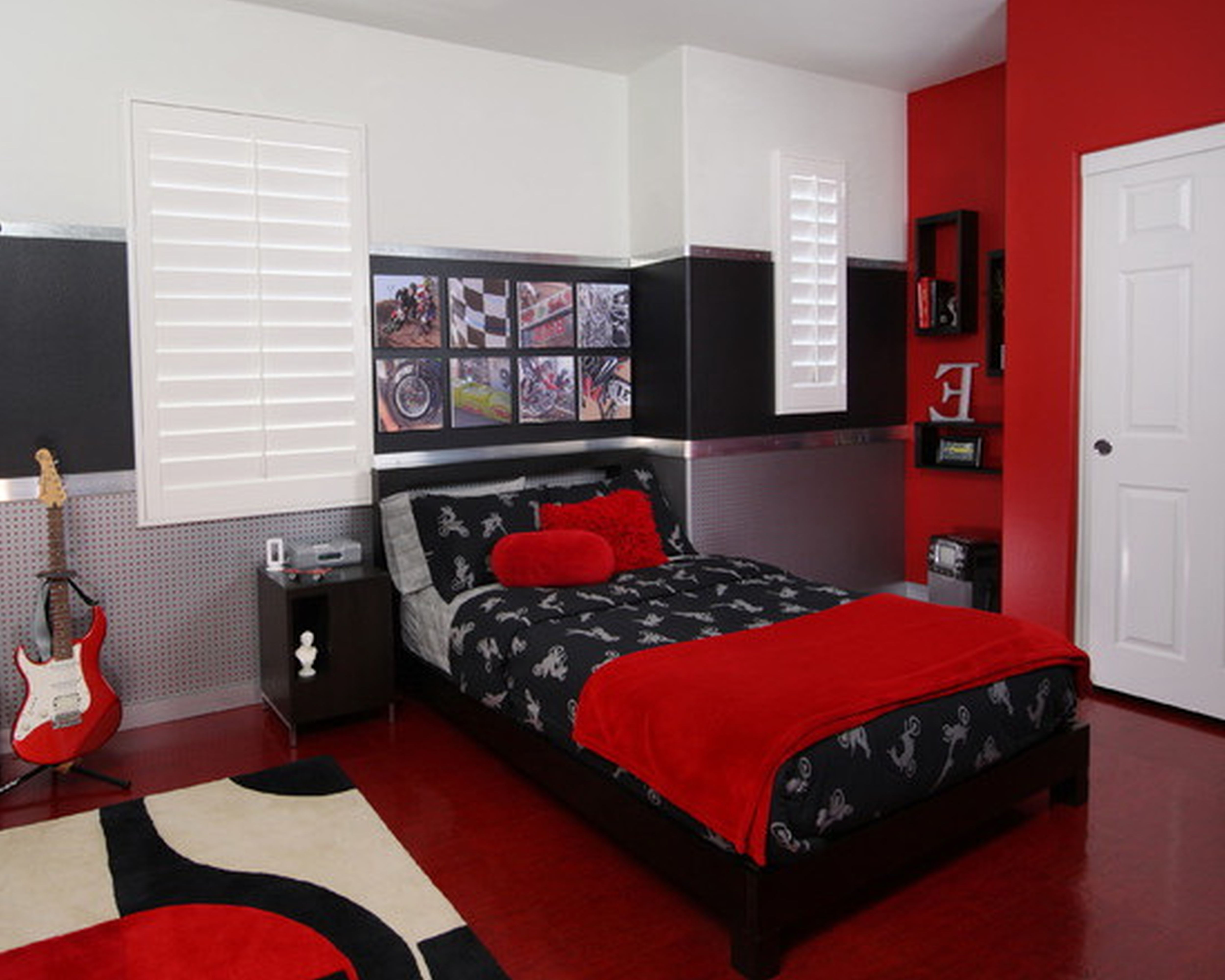 58 Most Fab Pictures Of Red And White Bedroom Designs Inspiring with regard to size 5000 X 4000