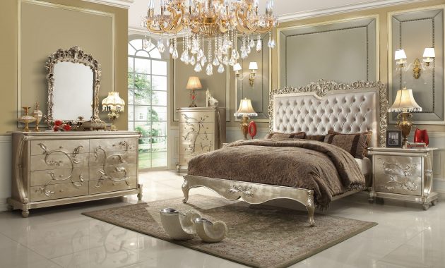 5pc Homey Design Hd 13005 Royal Palace Bedroom Set Boudoir regarding dimensions 2197 X 1334