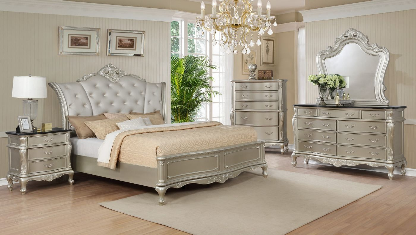 6 Pc Angelina Bedroom Set with regard to sizing 1400 X 791