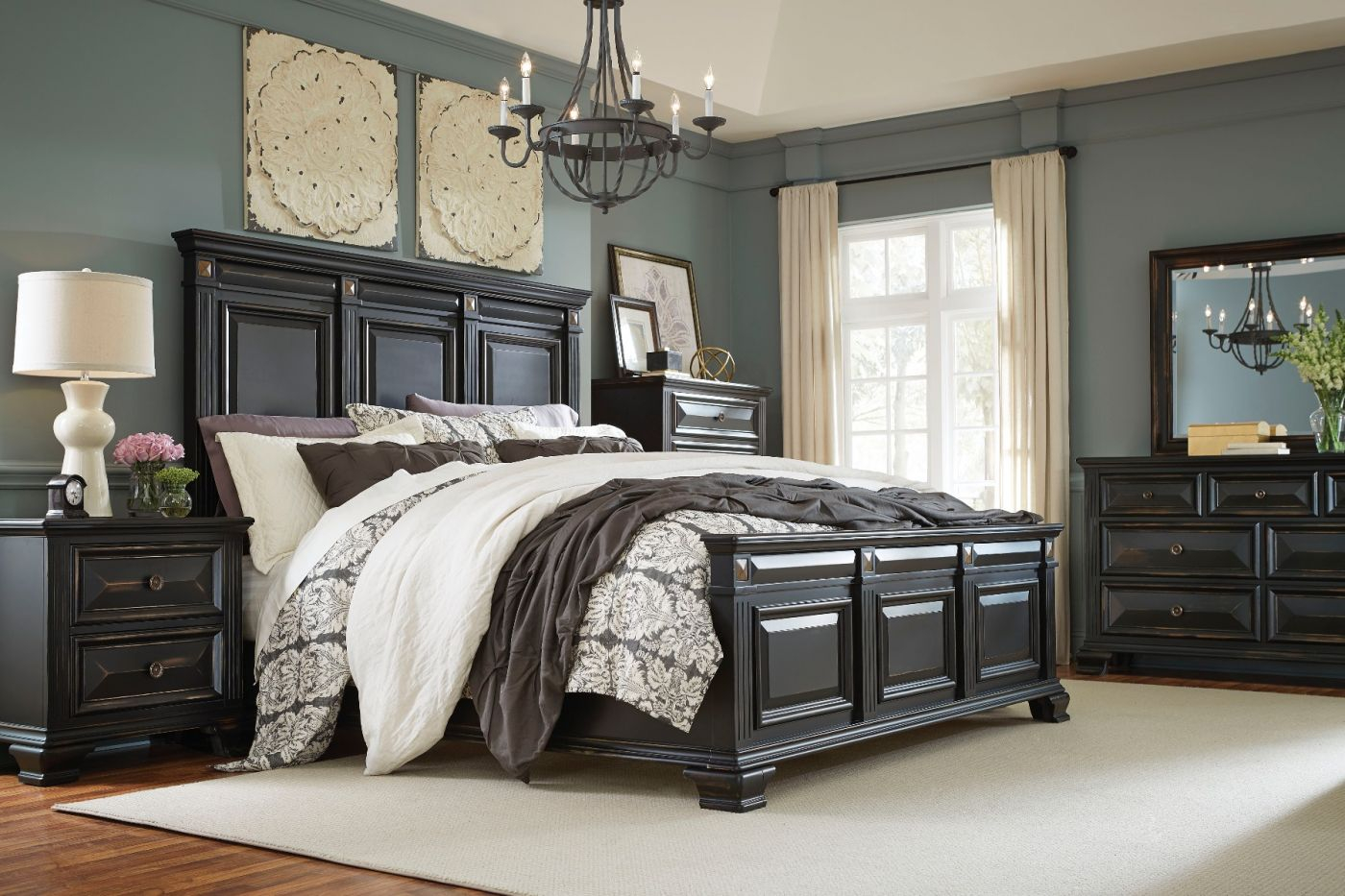 6 Pc Passages Dark Bedroom Set inside dimensions 1400 X 933