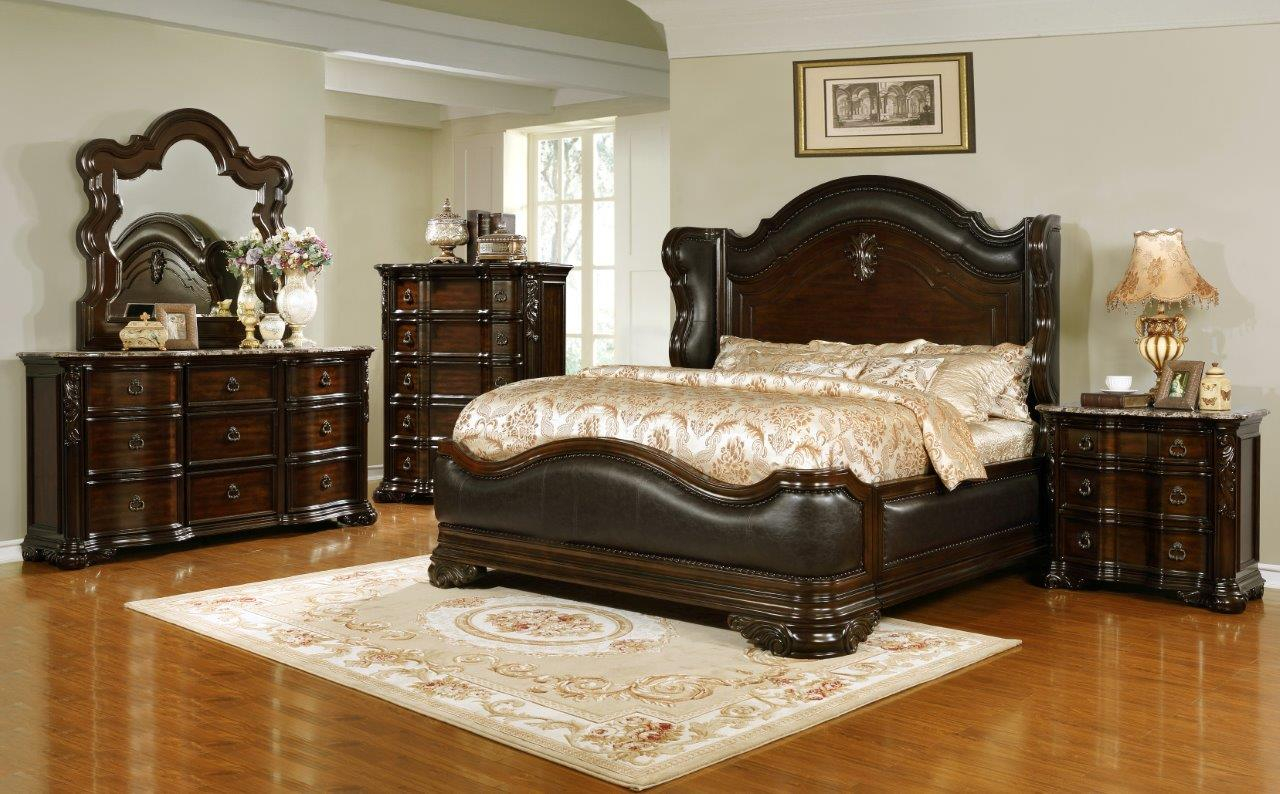 6pc King Bedroom Set pertaining to proportions 1280 X 794