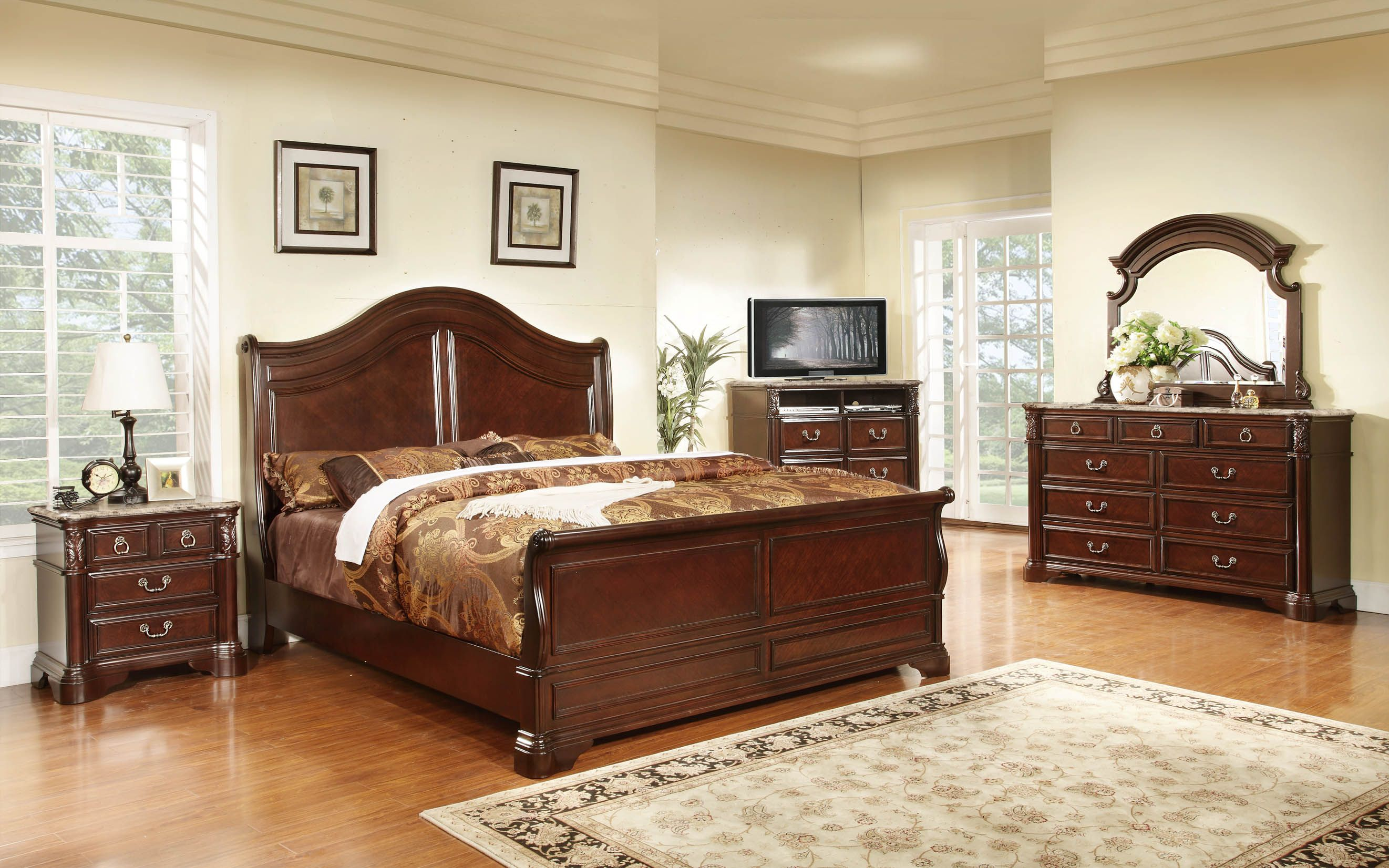 6pc Monte Carlo King Bedroom Set Bel Furniture Houston San intended for proportions 2643 X 1652