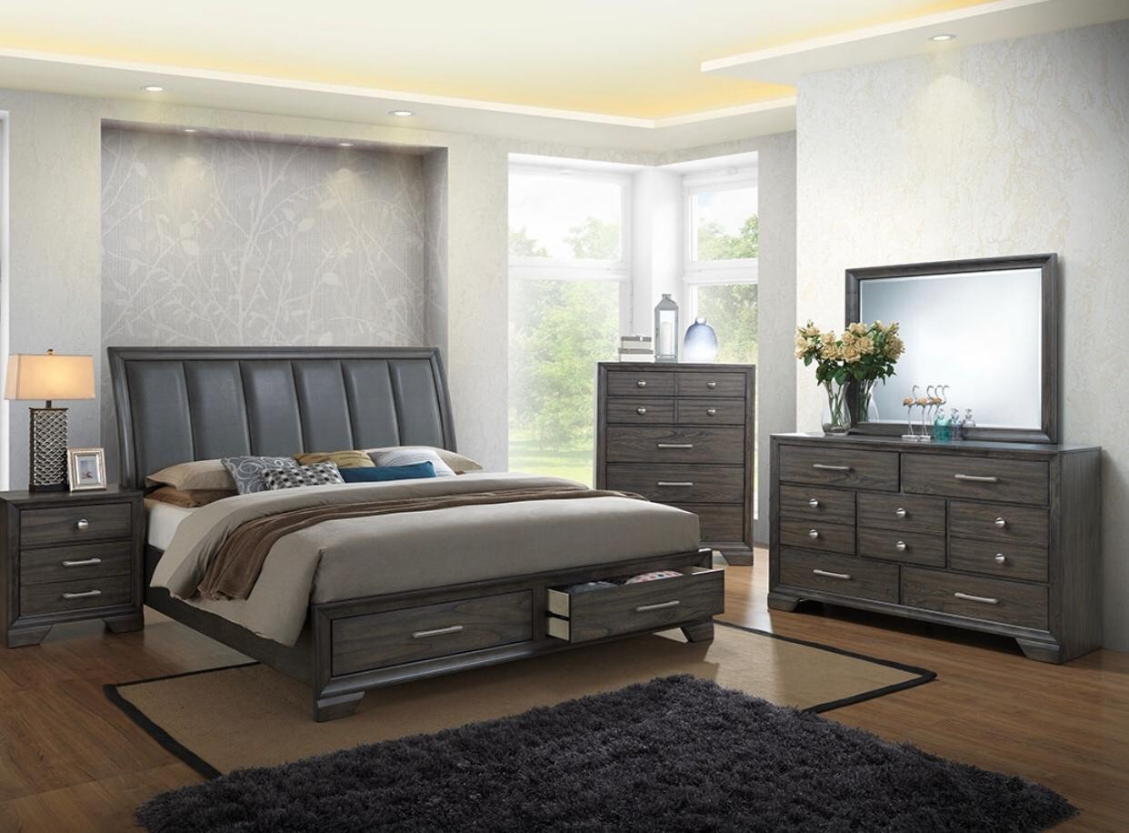 7 Pc Queen Bedroom Set regarding sizing 1242 X 916