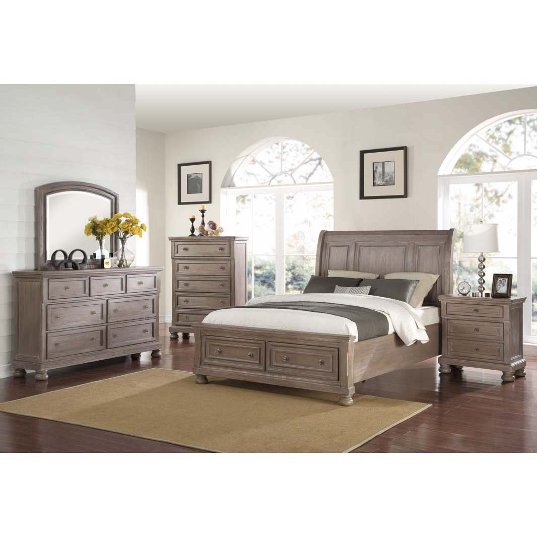 7 Piece Allegra Queen Bedroom Set in proportions 1066 X 1066