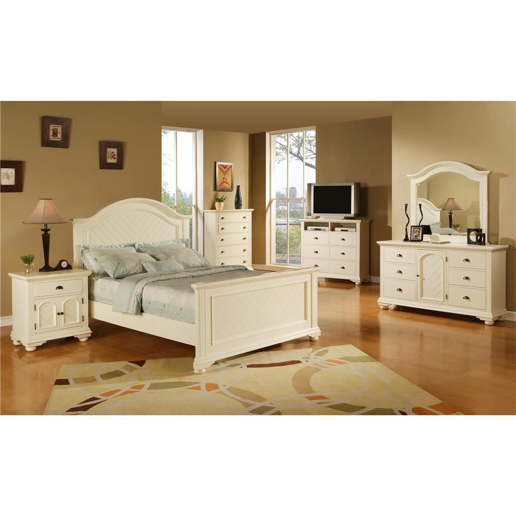 7 Piece Brookvillage Bedroom Set Linen White regarding size 1024 X 1024