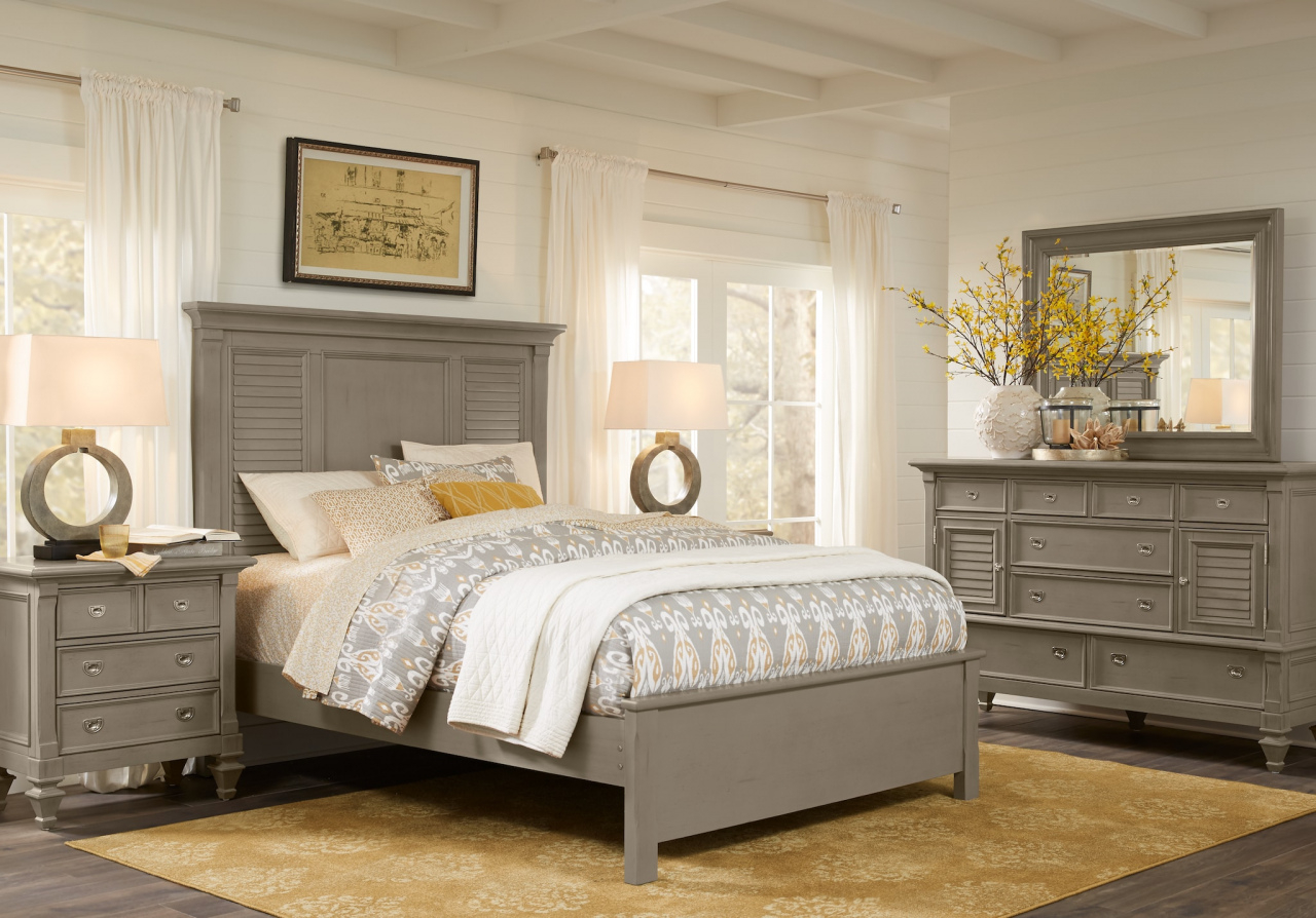 7 Piece King Bedroom Furniture Sets Belmar Gray 5 Pc King pertaining to size 1280 X 894