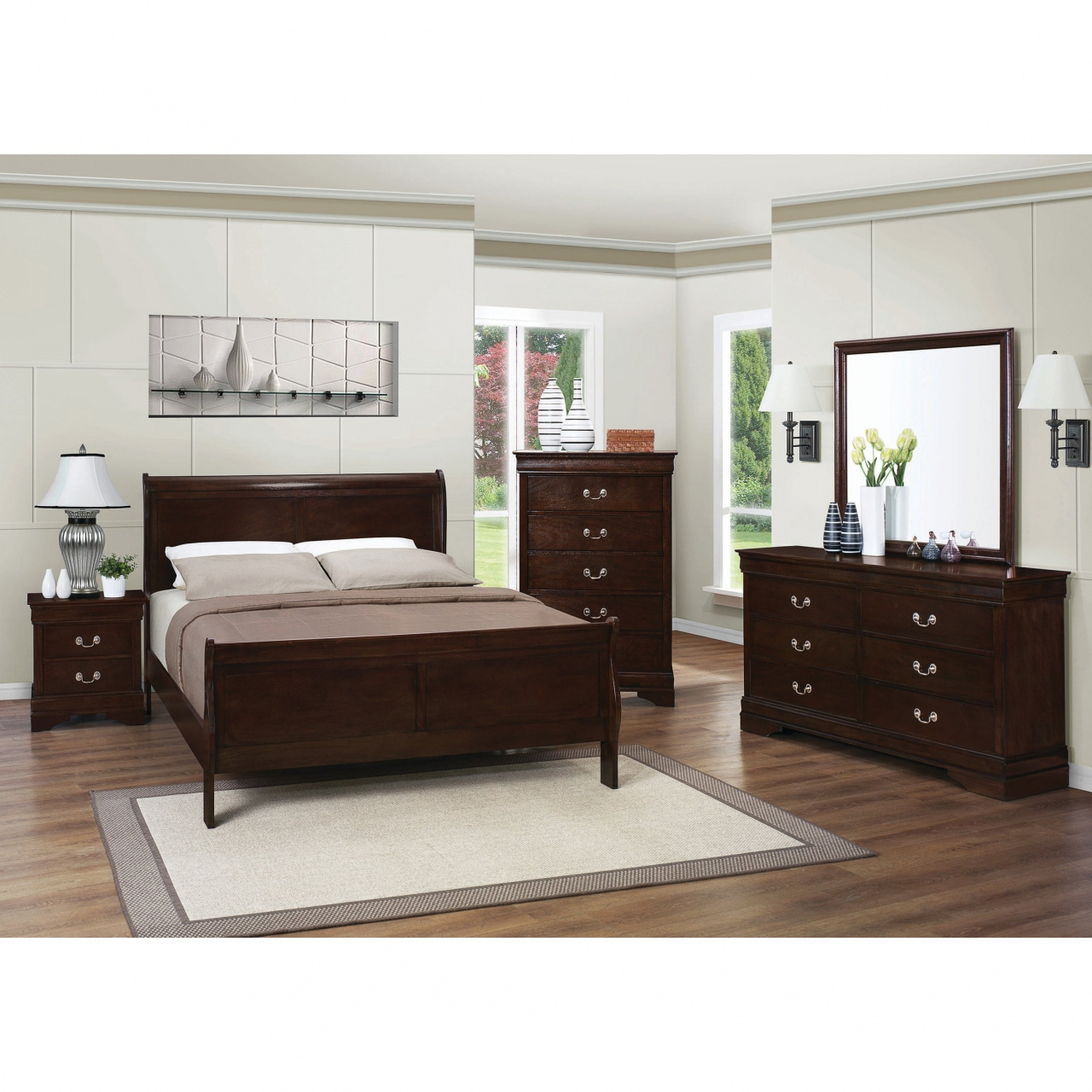 7 Piece Queen Bedroom Furniture Sets With Drawer On Bed And within dimensions 1280 X 1280