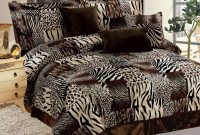 7 Piece Safari Micro Suede Faux Fur Comforter Set Scary Bitch And with regard to measurements 1024 X 792