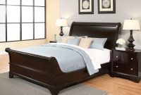 Abson Kingston Espresso Sleigh Queen Size Bed Queen Bed Brown with regard to measurements 2392 X 2392