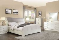 Acme Furniture Bellagio 4pc Panel Bedroom Set In Ivory High Gloss for measurements 1600 X 939