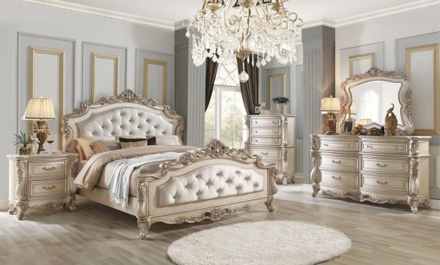 Acme Furniture Gorsedd 5 Piece Queen Size Bedroom Set with measurements 1557 X 1080