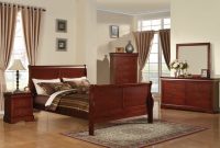 Acme Louis Phillipe Iii Sleigh Bedroom Set In Cherry within proportions 1280 X 832